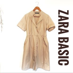 Zara Basic Nude Dress